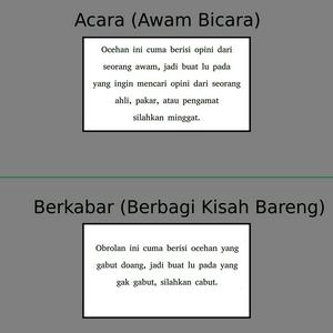 Acara - Berkabar