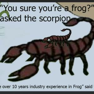 Listen to Does A Frog Have Scorpion Nature? in the App